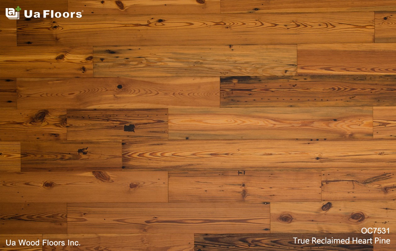 Ua Floors - PRODUCTS|Reclaimed Heart Pine Engineered Hardwood Flooring 