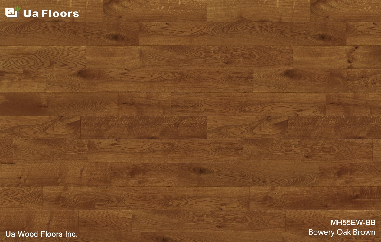 Ua Floors - PRODUCTS|Bowery Oak Brown Engineered Hardwood Flooring 