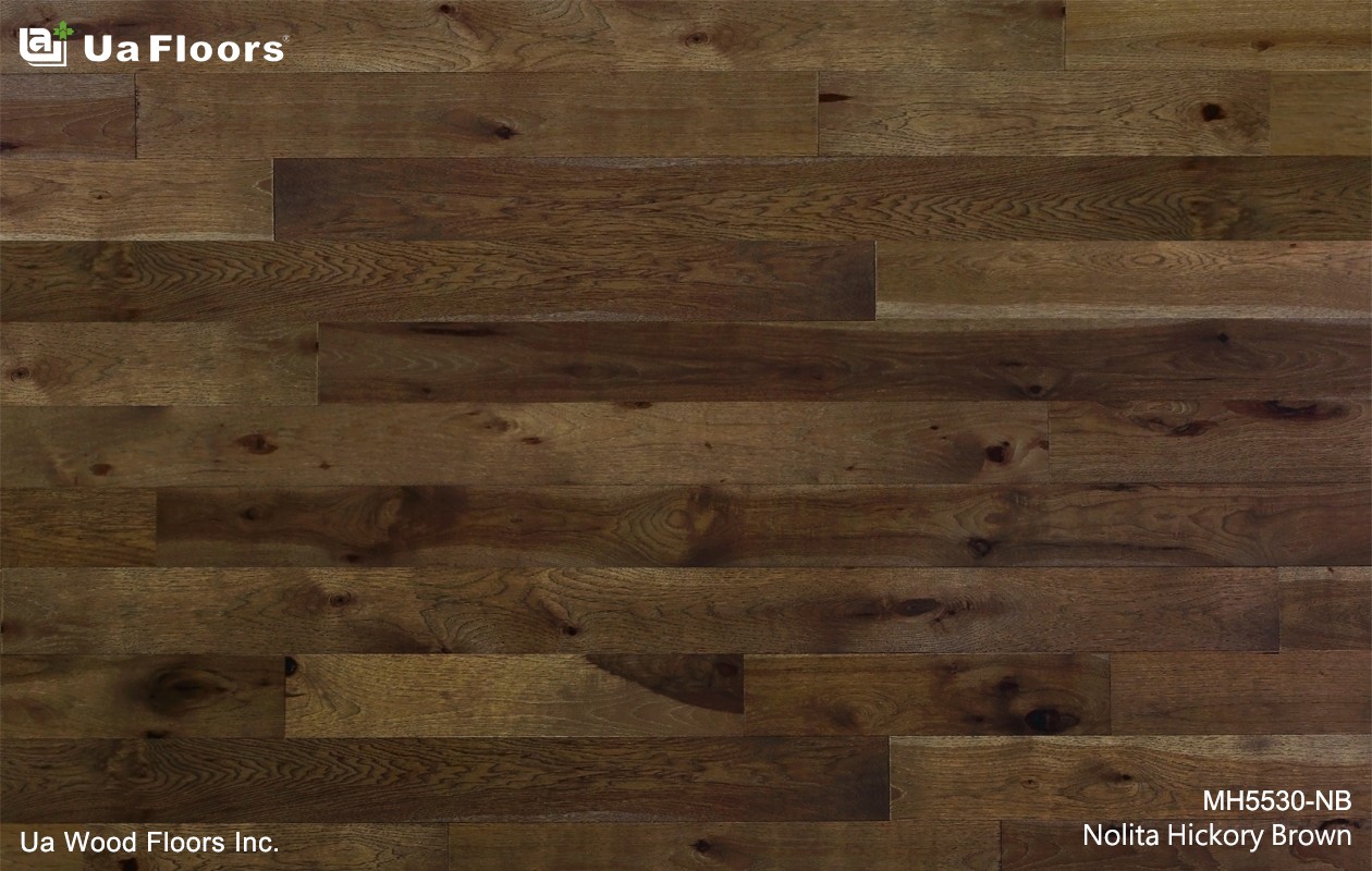 Ua Floors - PRODUCTS|Nolita Hickory Brown Engineered Hardwood Flooring