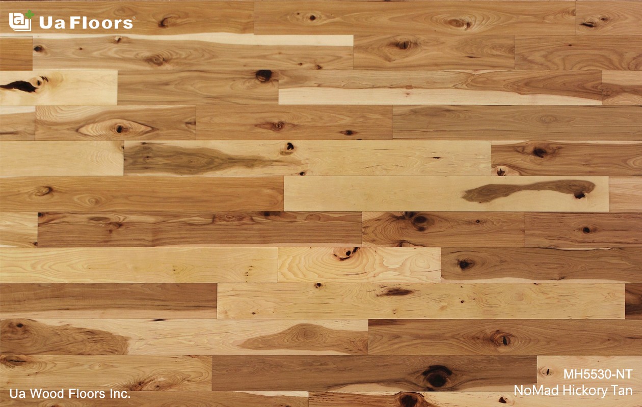 Ua Floors - PRODUCTS|NoMad Hickory Tan Engineered Hardwood Flooring 